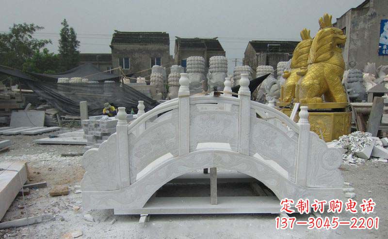 荆州精美的大理石拱桥雕塑