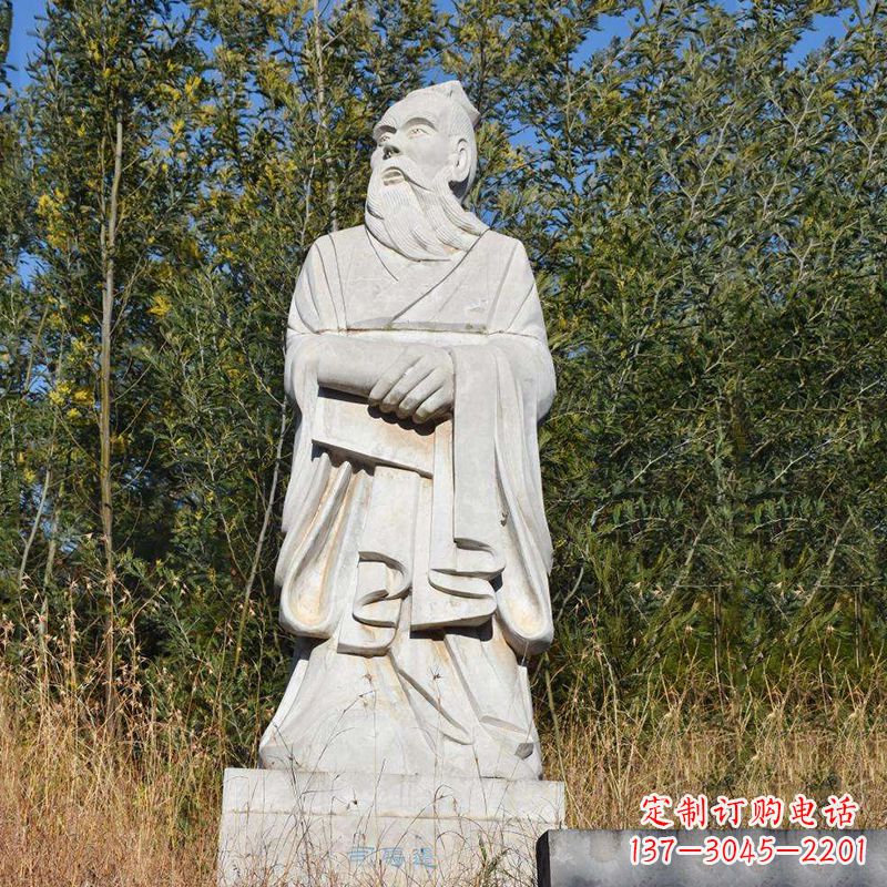荆州以司马迁石雕塑展现古代名人