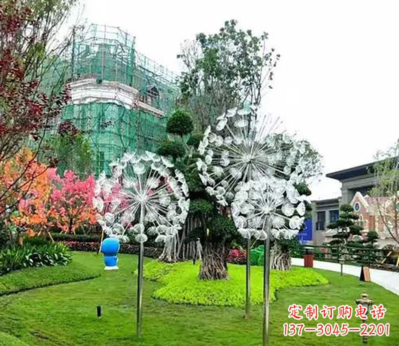 荆州公园蒲公英雕塑