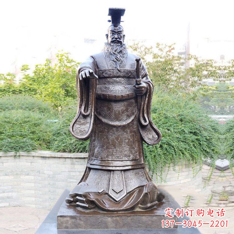 荆州秦始皇雕塑,永恒的历史符号