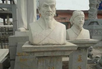 荆州高级定制古代名人祖冲之头像雕塑