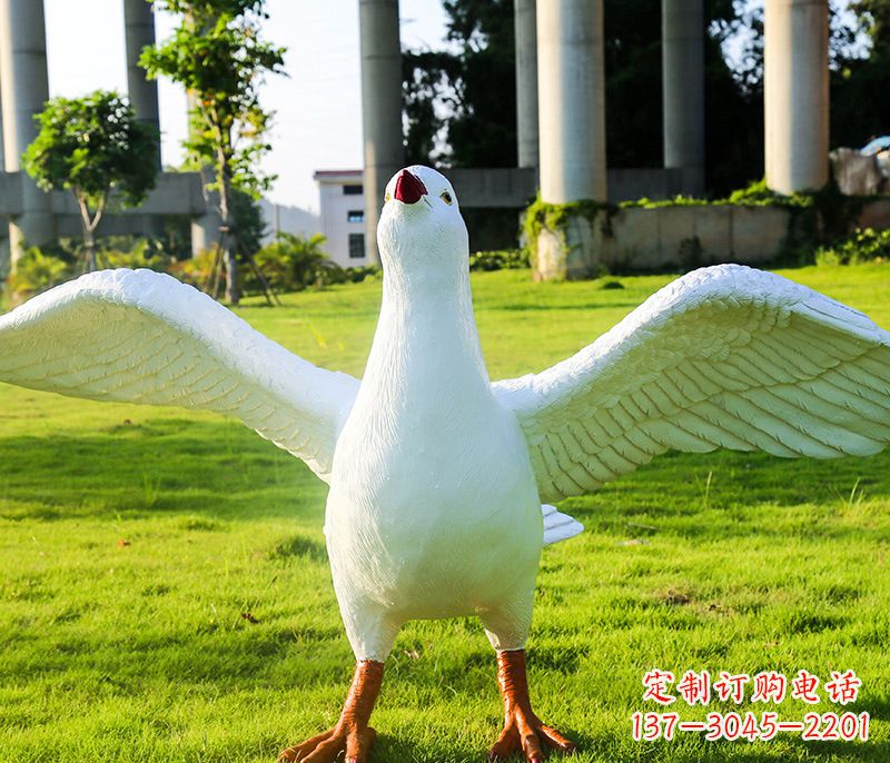 荆州和平鸽图片雕塑