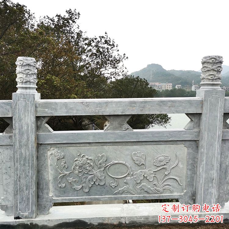 荆州花岗岩石雕栏板,美轮美奂