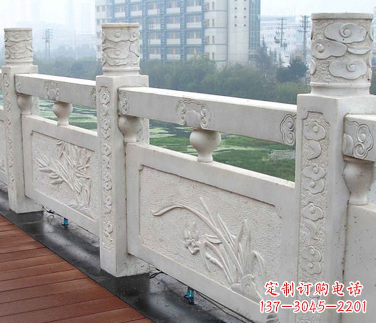 荆州精巧雕刻,优质大理石栏板石雕