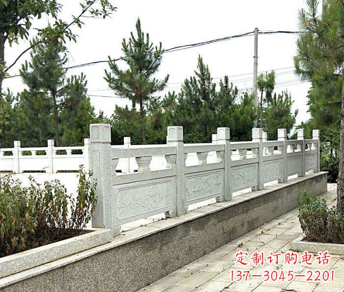 荆州大理石栏杆雕塑:精致的定制艺术品