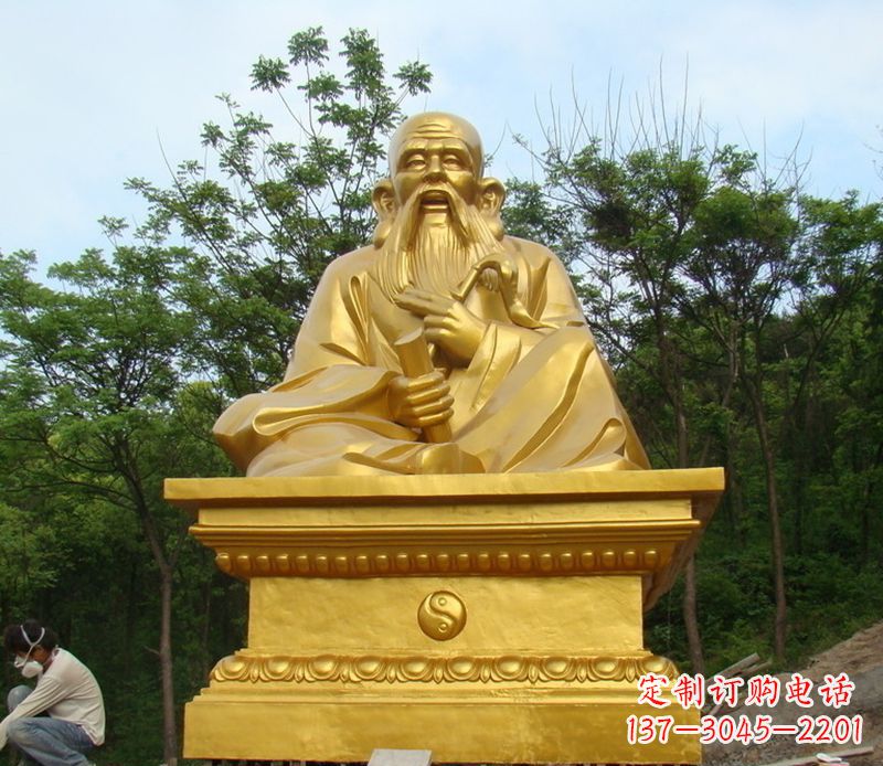 荆州拥有传统文化精髓的老子铜雕