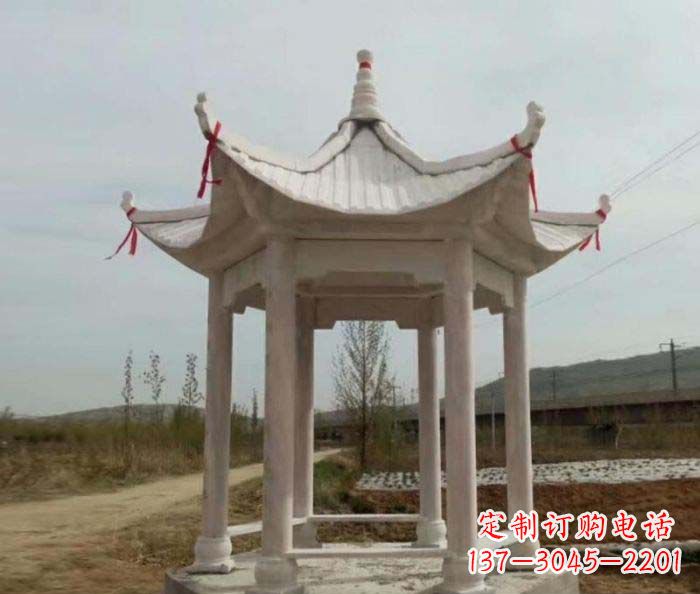 荆州凉亭雕塑定制--领雕塑
