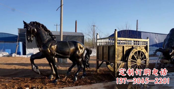 荆州华丽复古，名车贵族，精美马车雕塑