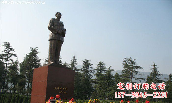 荆州毛主席园林景观铜雕