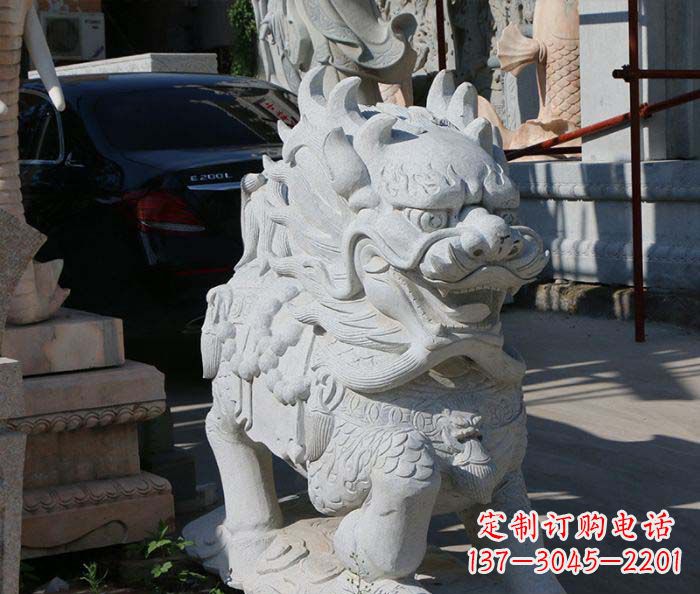 荆州精致的麒麟雕塑,艺术之美绽放世间