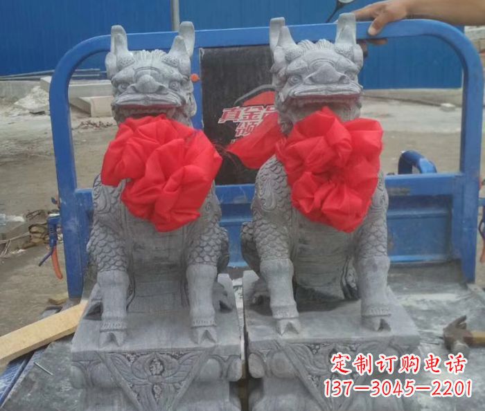 荆州古典麒麟雕塑,带着神秘古典气息