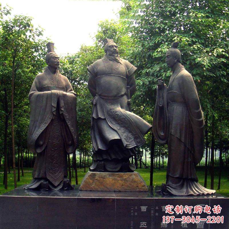 荆州精美曹丕雕塑,彰显伟绩!