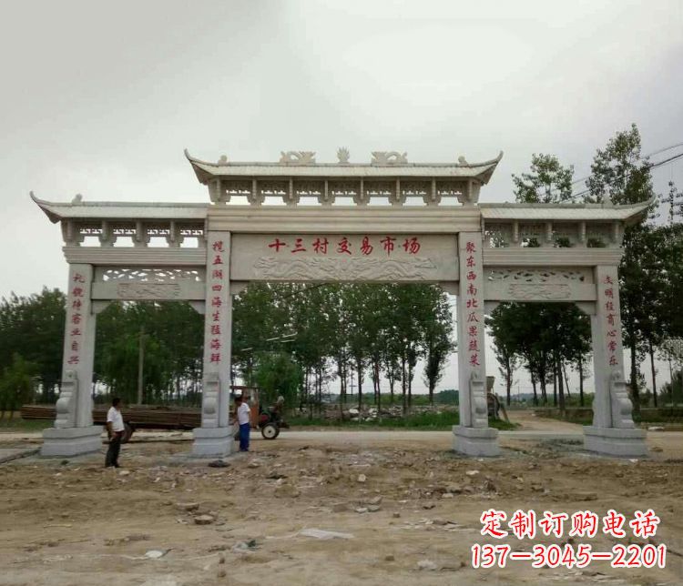 荆州精美石牌坊雕塑,令你惊艳无比