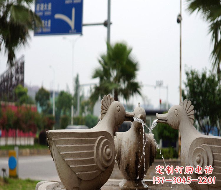荆州高雅纯石石喷泉雕塑