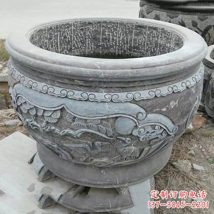 荆州石刻园林鱼缸