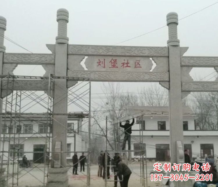 荆州石牌坊道路石雕
