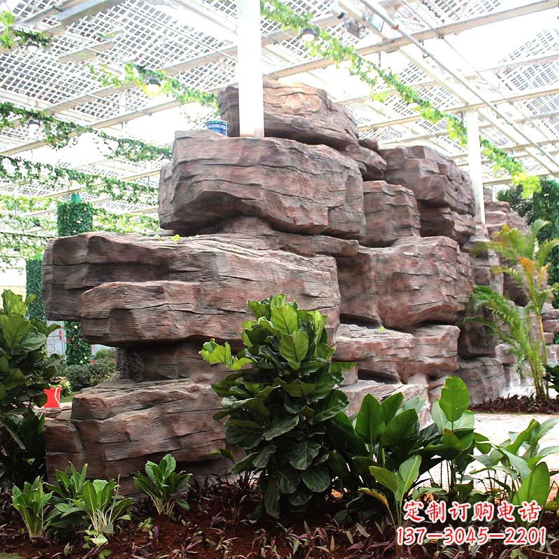 荆州水泥塑石假山