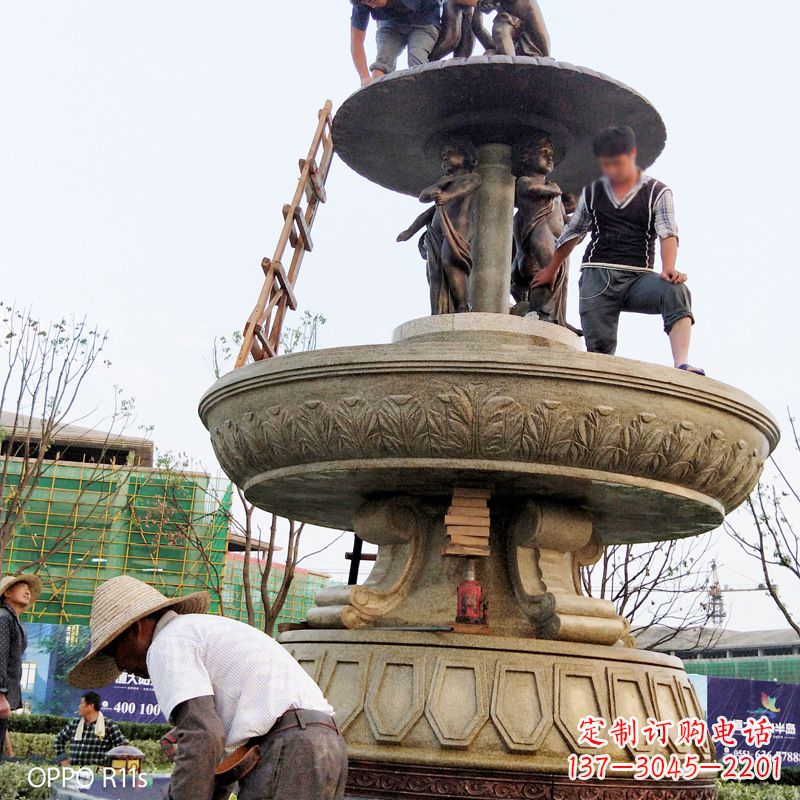 荆州水头石雕喷泉