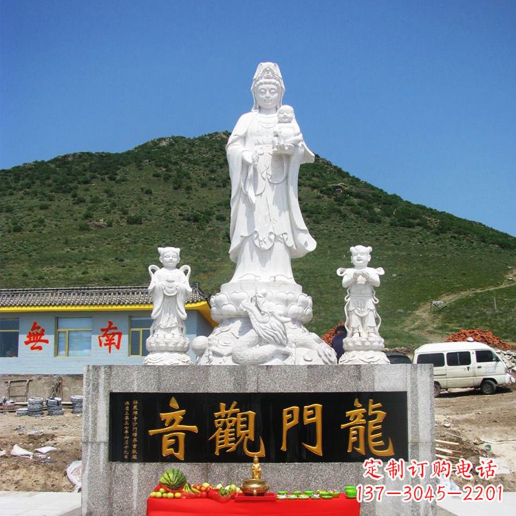 荆州送子观音祈福石雕