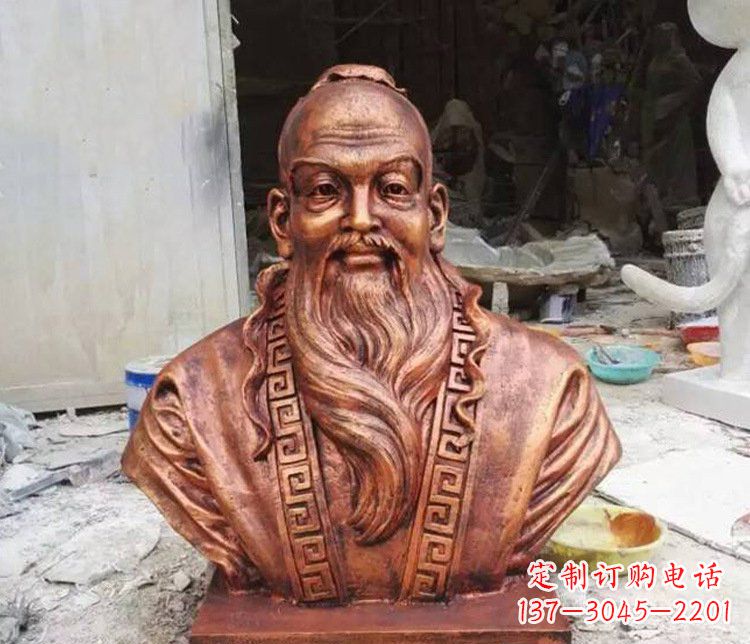 荆州铜雕古代孙思邈人物雕塑