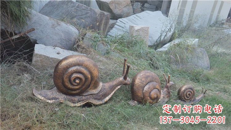 荆州铜雕蜗牛