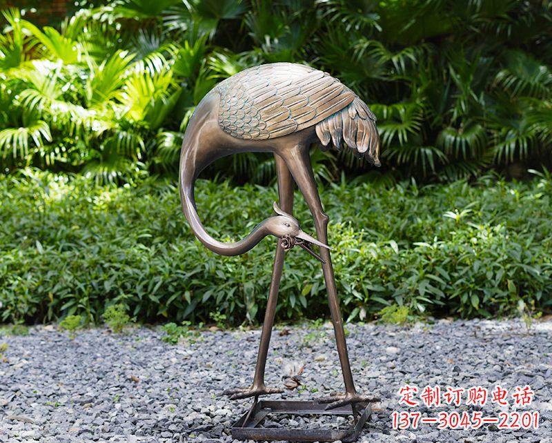 荆州仙鹤雕塑喷泉
