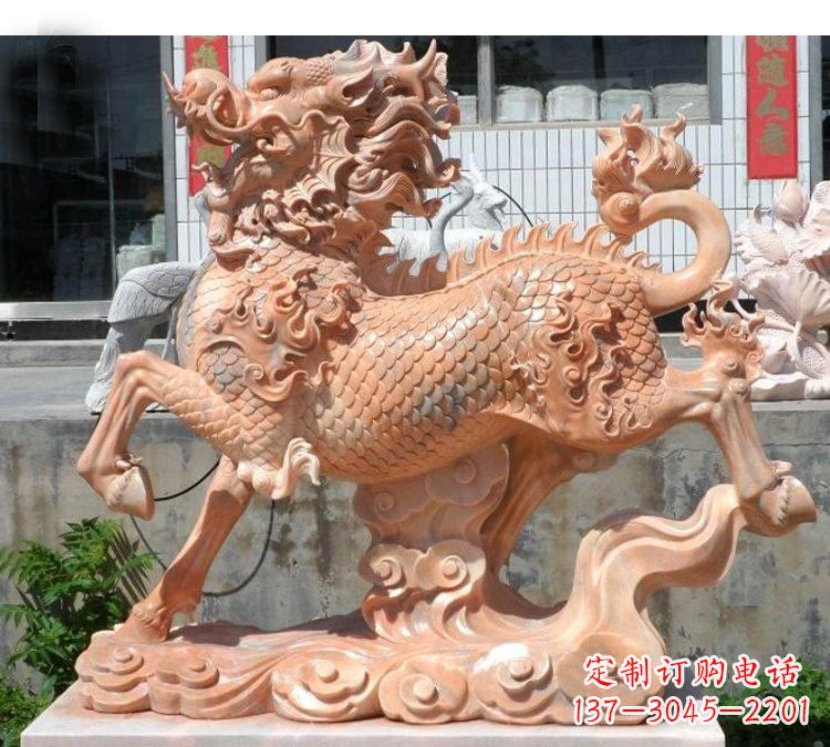 荆州祥云麒麟石雕