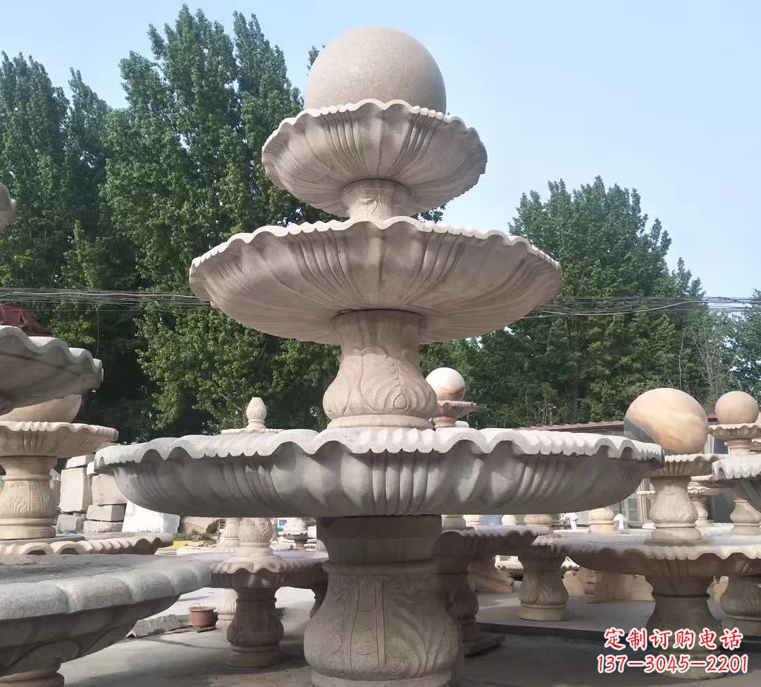 荆州音乐风水球石雕