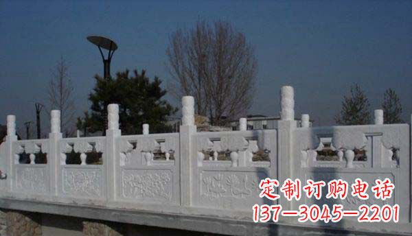 荆州园林汉白玉栏板景观石雕
