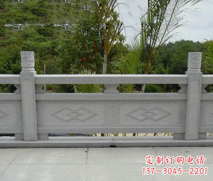荆州园林景观大理石栏板雕塑 (3)
