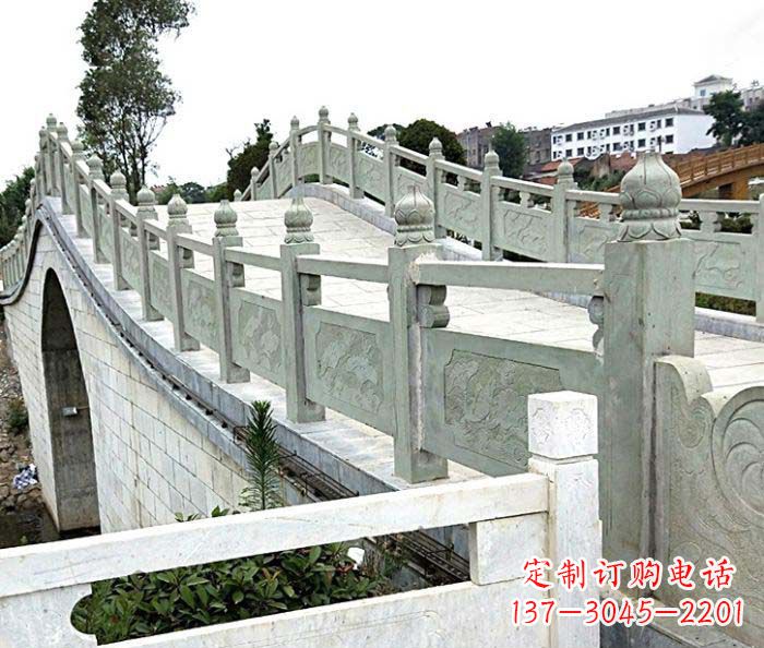 荆州园林景观大理石栏板石雕 (3)