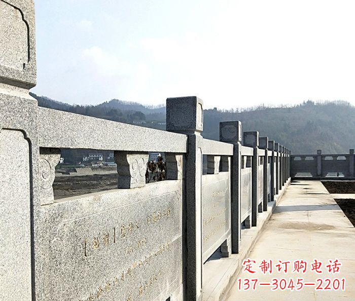 荆州园林景观大理石栏板石雕 (14)
