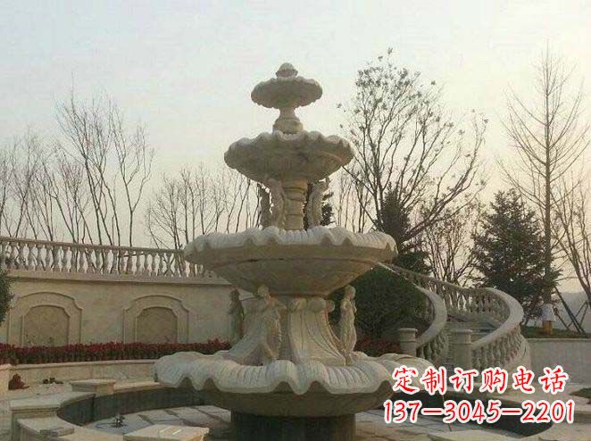 荆州园林景观大型喷泉石雕 (2)