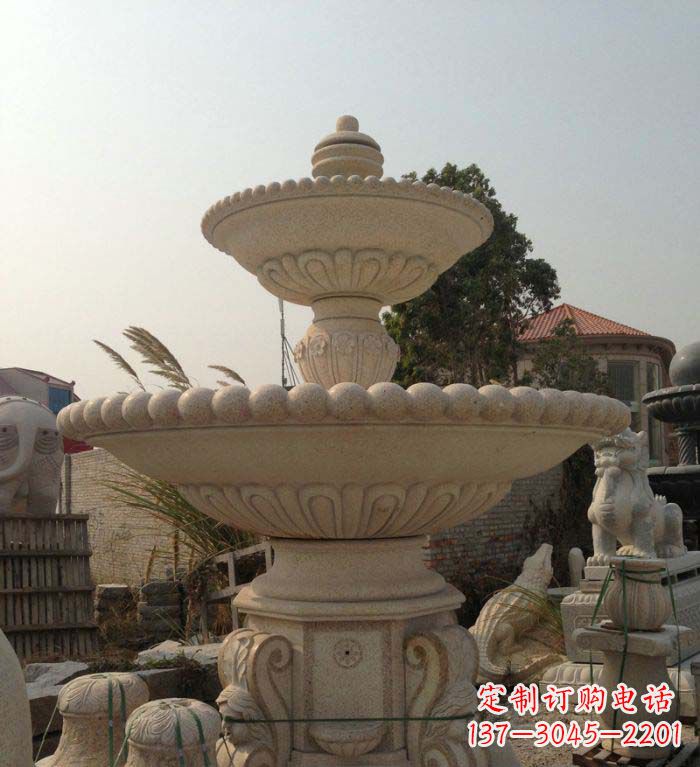 荆州园林景观大型喷泉石雕