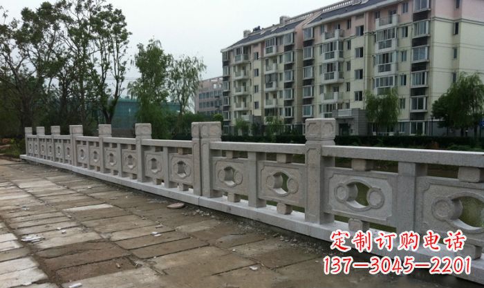 荆州园林景观真山桥石雕栏板 (3)