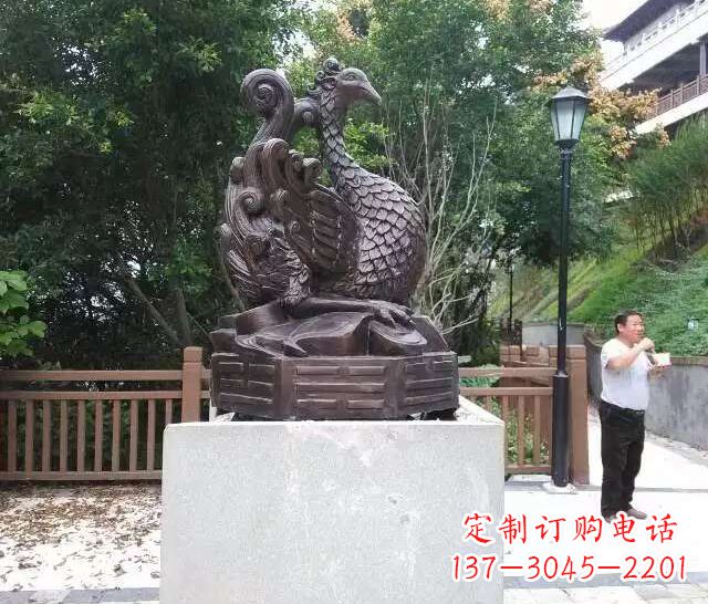 荆州朱雀神兽雕塑