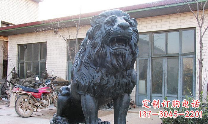 荆州铸铜狮子铜雕